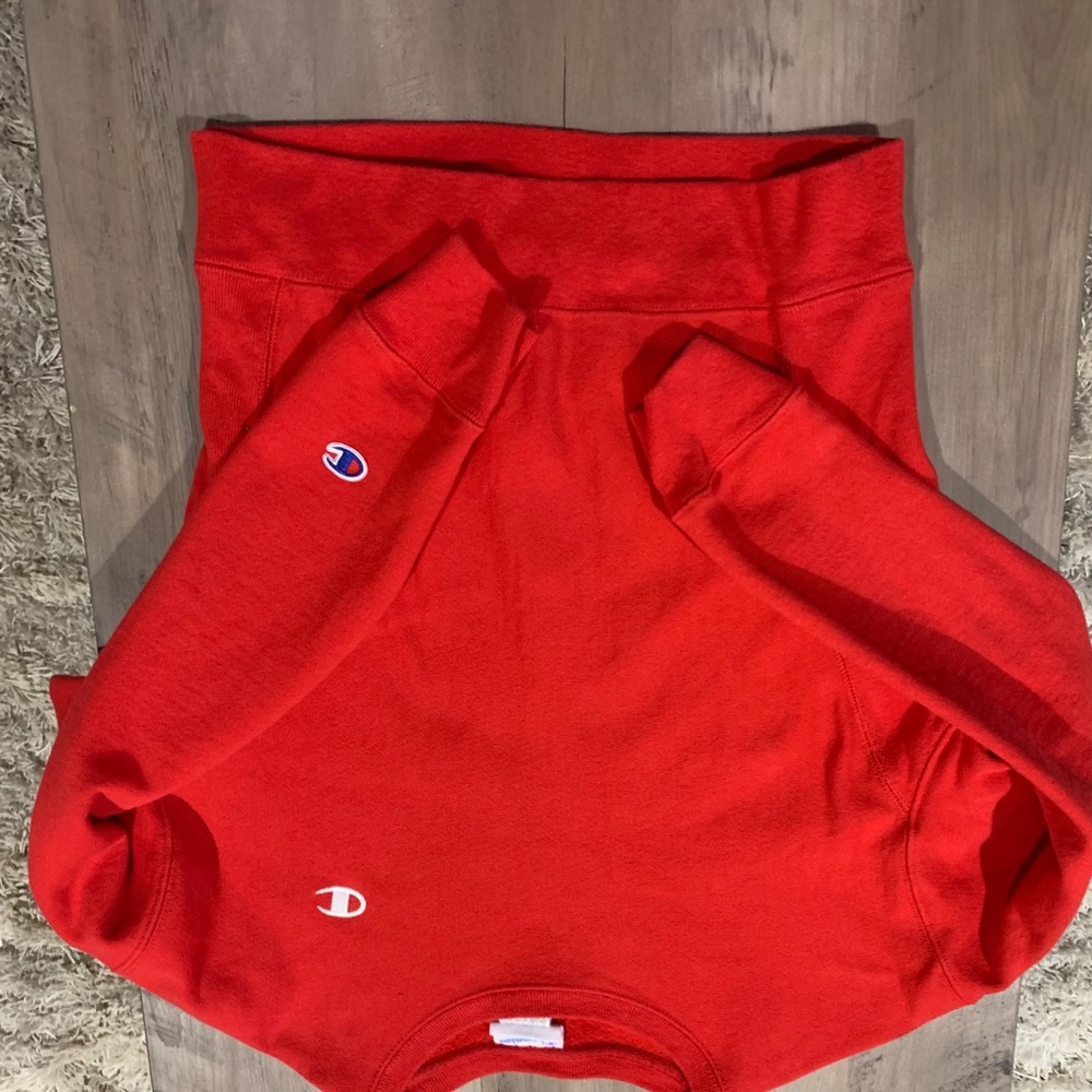 Red Champion Sweatshirt
